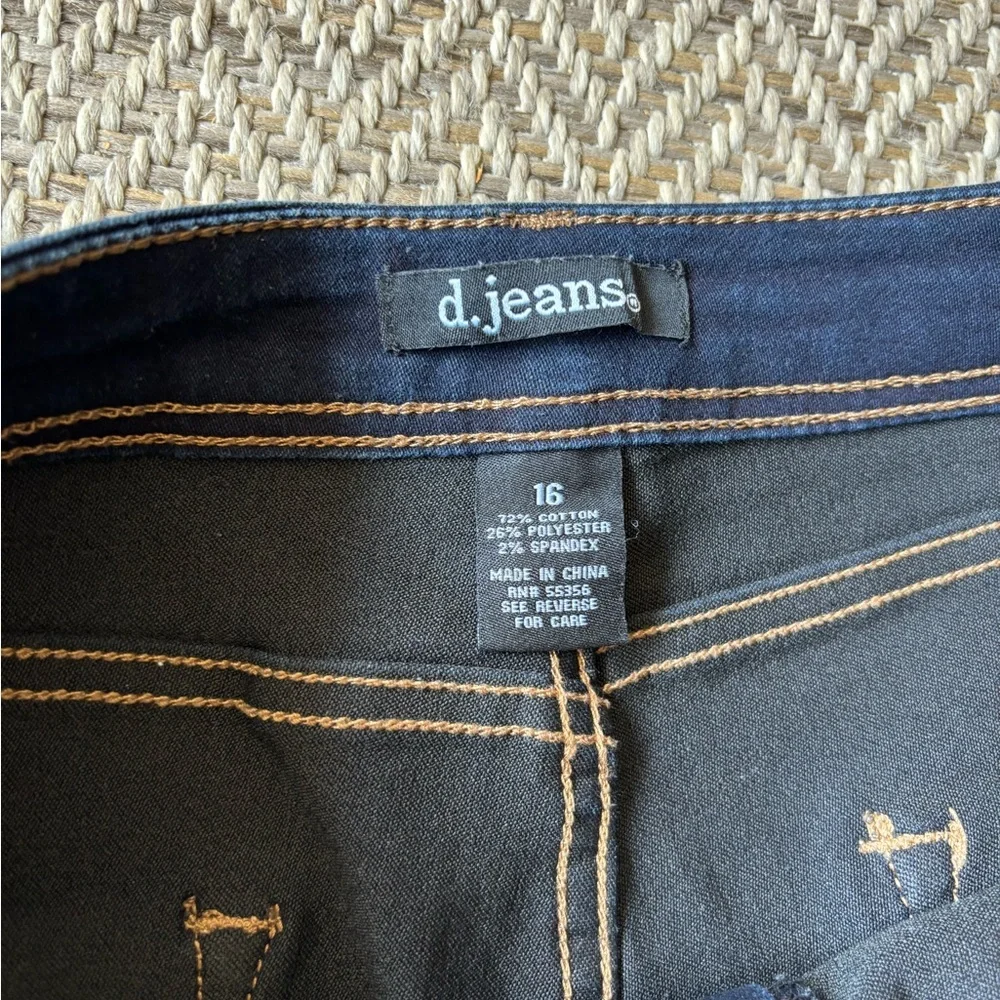 d. jeans NWOT 5 Pocket Jeans Size 16 - Picture 5 of 9